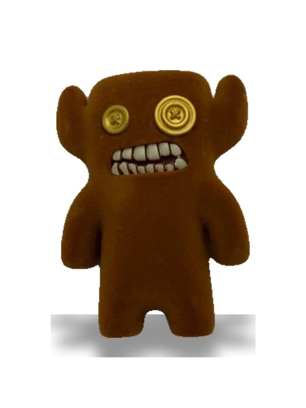 Brown Felt Fuggler 2.5" Monster Mini Figure